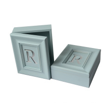 New Bule Letter Wooden Box for Gift